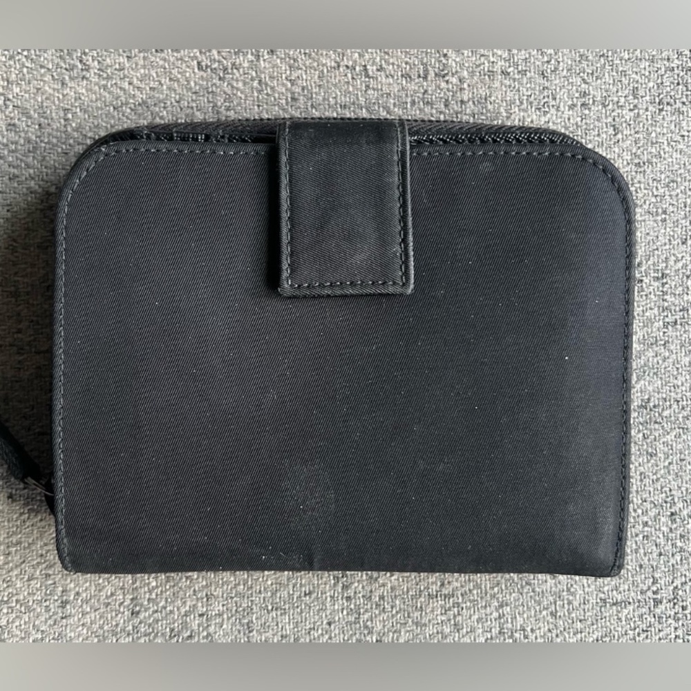 Prada Tessuto Nylon Black vintage 2005 Compact Wallet - Picture 2 of 15